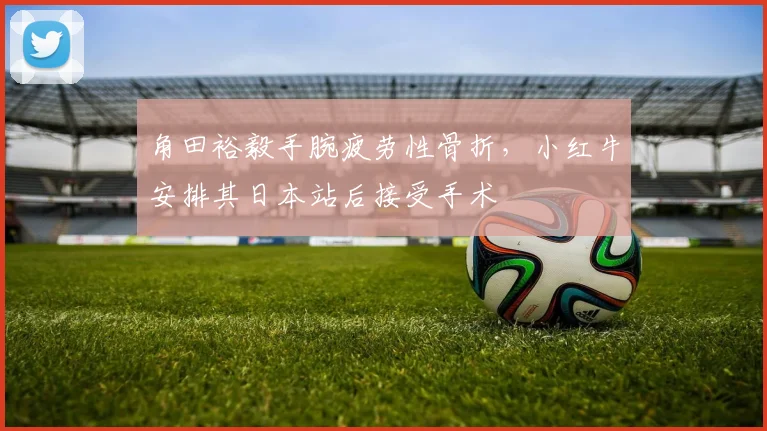 角田裕毅手腕疲劳性骨折，小红牛安排其日本站后接受手术